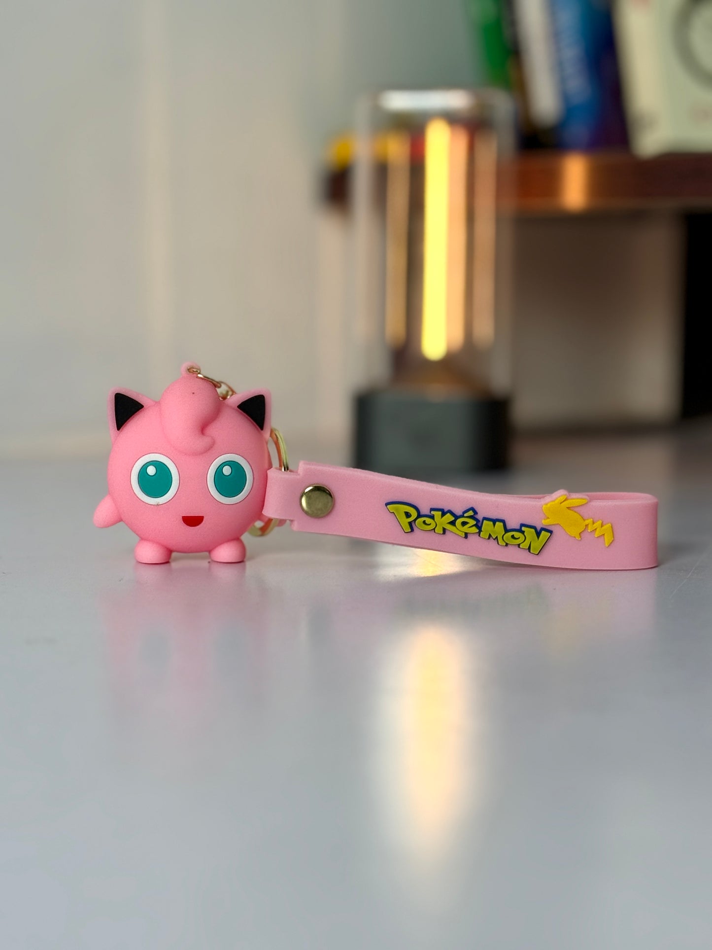 Pokémon Jigglypuff 3D Silicone Soft Keychain (7-10 cm)