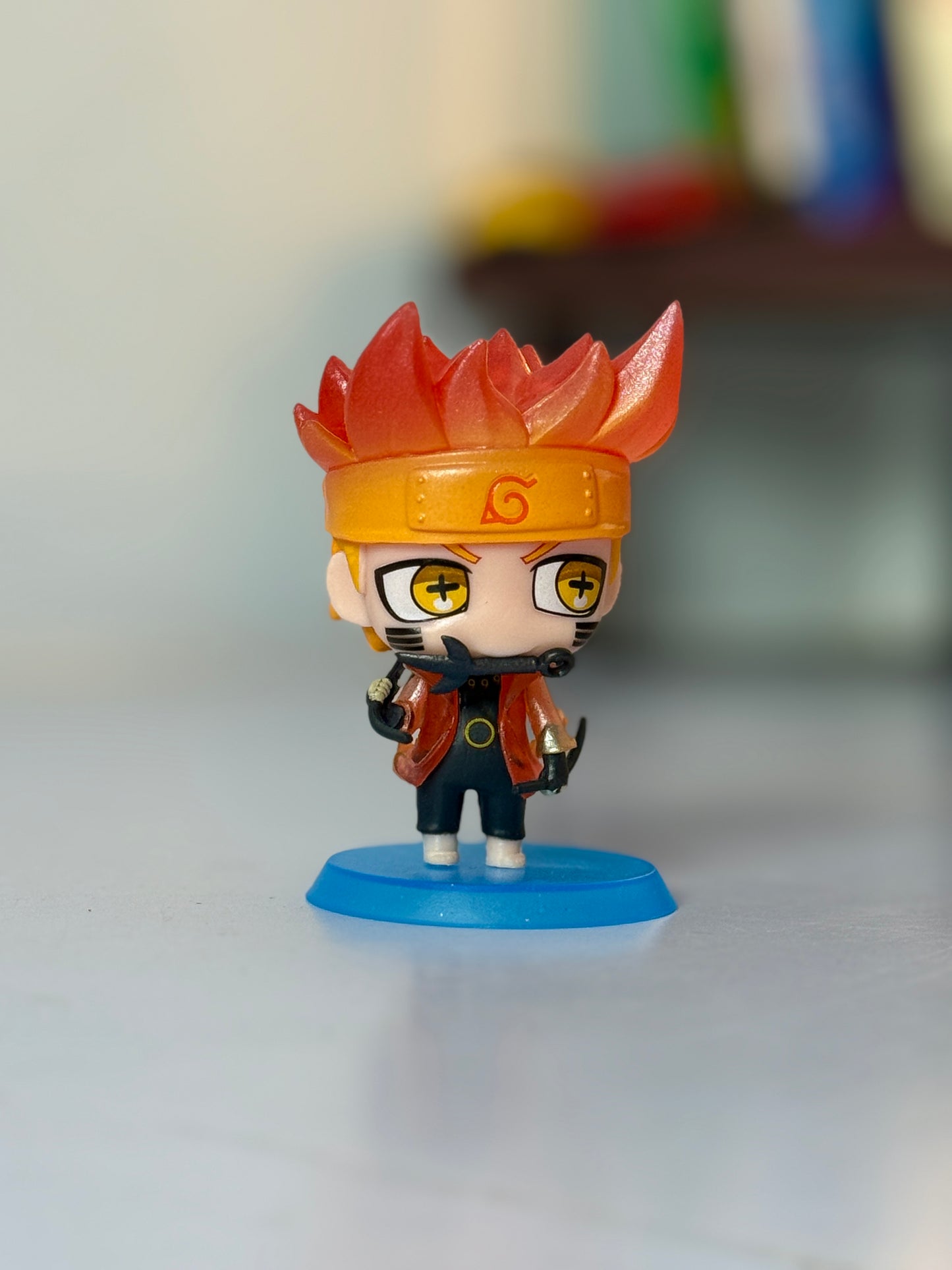 Naruto Nine-Tails Chakra Mode 10cm Mini Figure