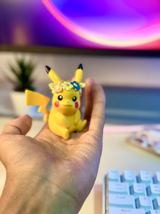 Pikachu with Summer Straw Hat – 8.5cm Limited Edition Pokémon Action Figure
