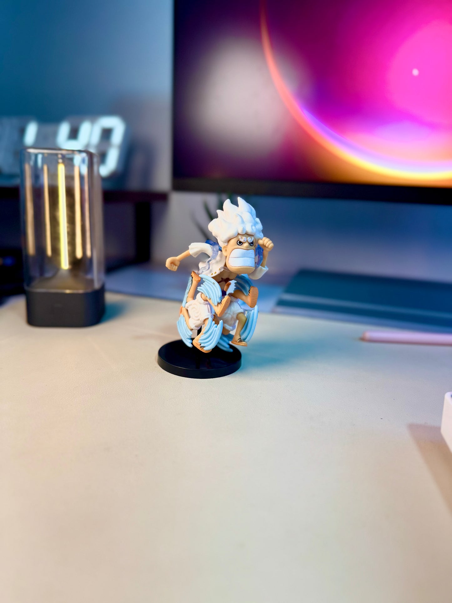 Luffy Gear 5 Cloud Ride – 12cm Chibi Figure | One Piece Collectible