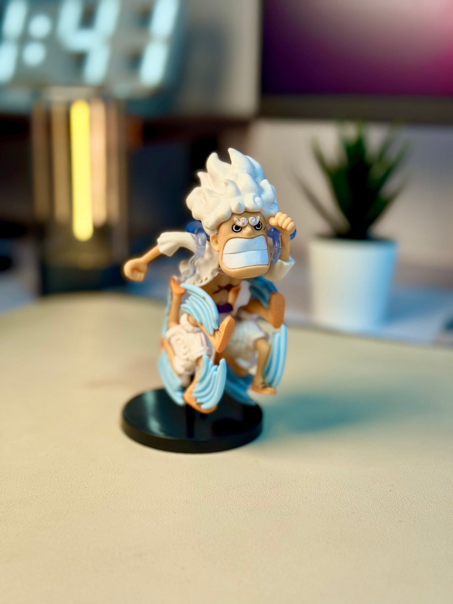 Luffy Gear 5 Cloud Ride – 12cm Chibi Figure | One Piece Collectible