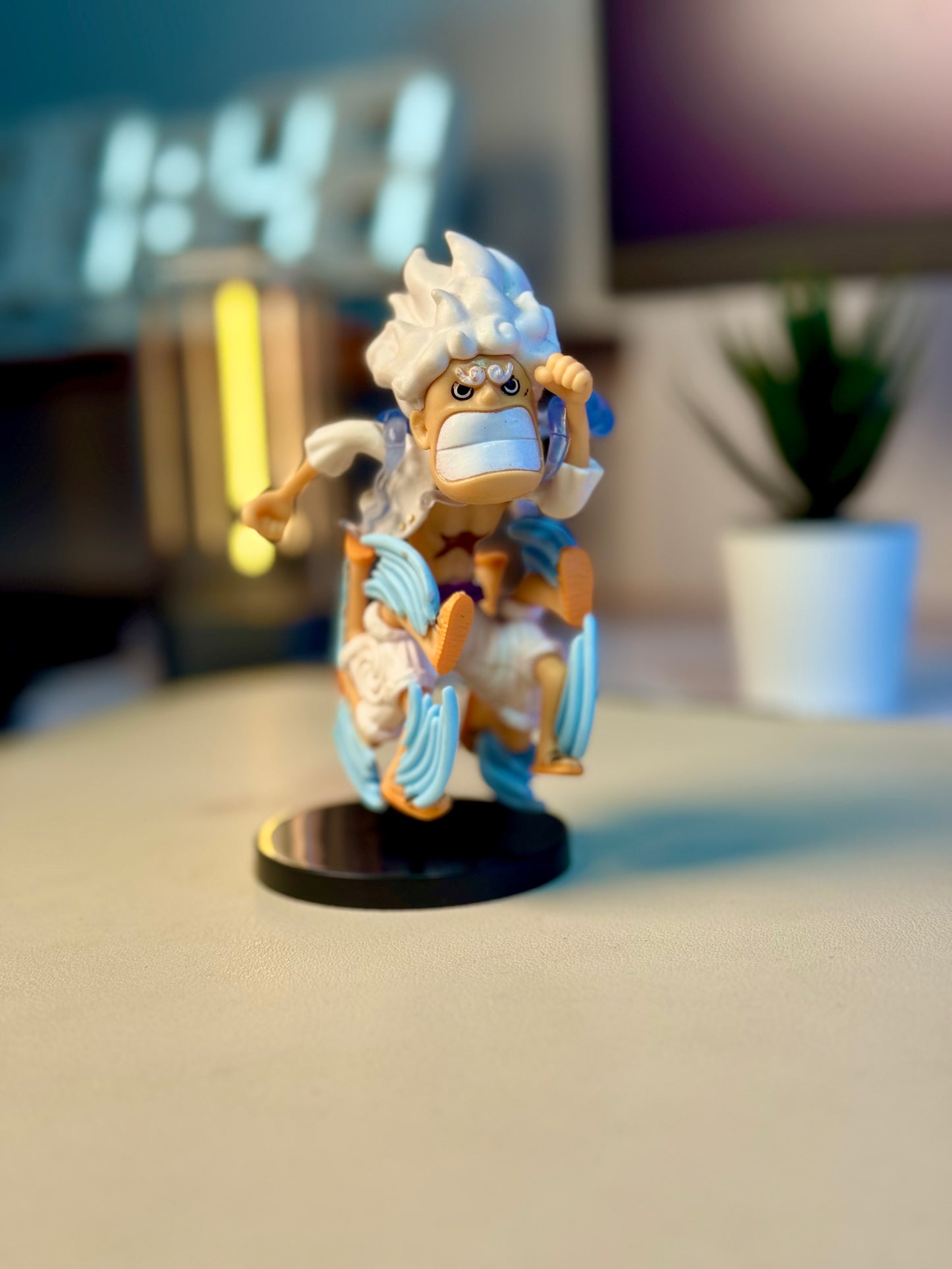 Luffy Gear 5 Cloud Ride – 12cm Chibi Figure | One Piece Collectible