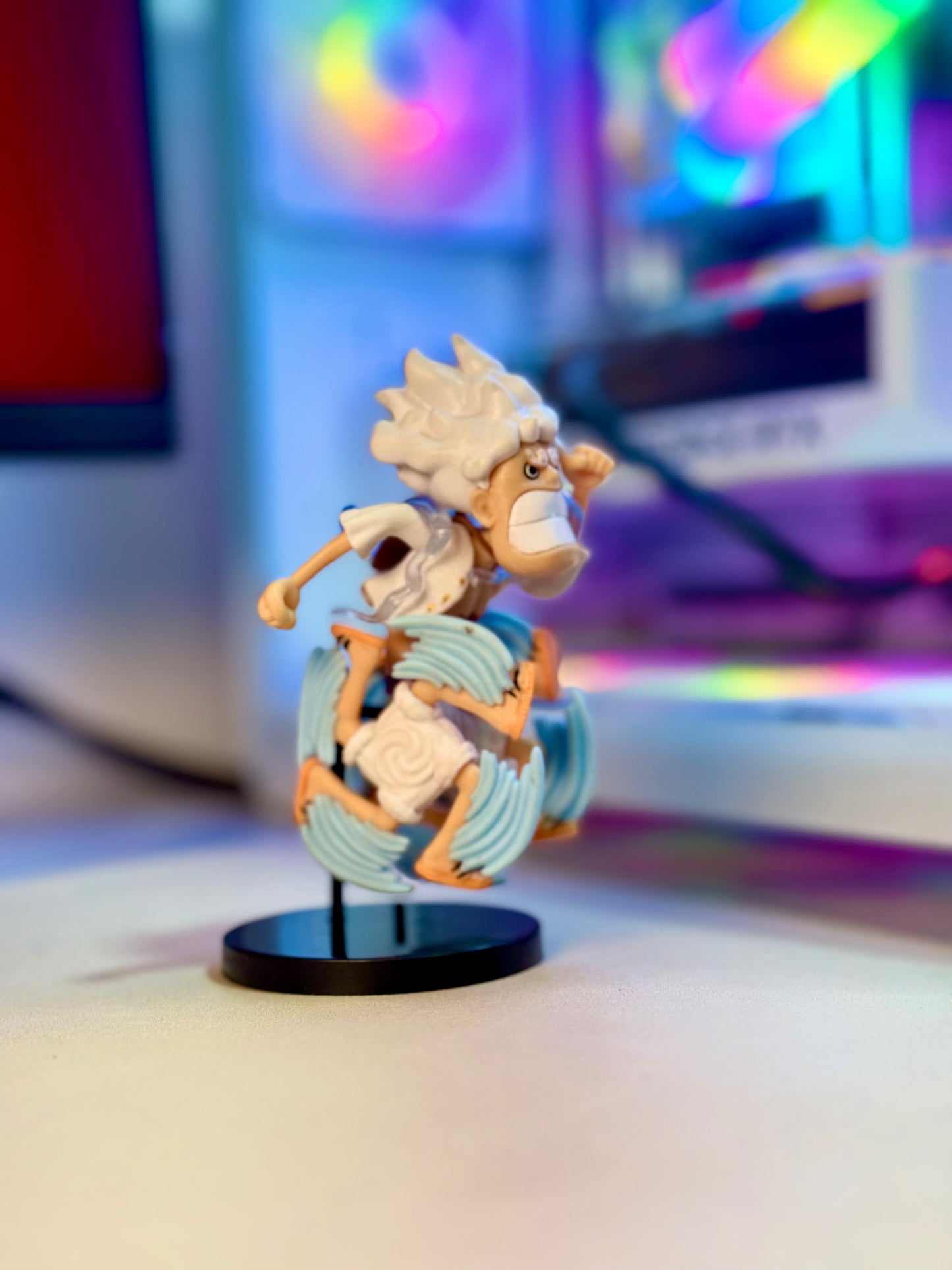 Luffy Gear 5 Cloud Ride – 12cm Chibi Figure | One Piece Collectible