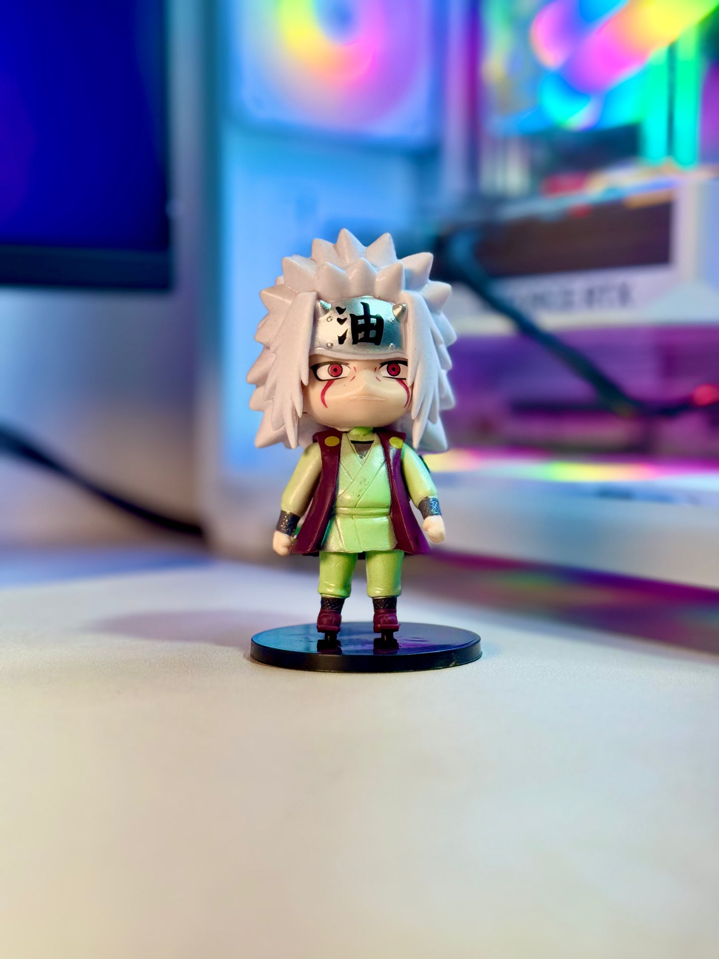 Jiraiya Mini Action Figure – Naruto Anime Collectible | 10cm Chibi PVC Model