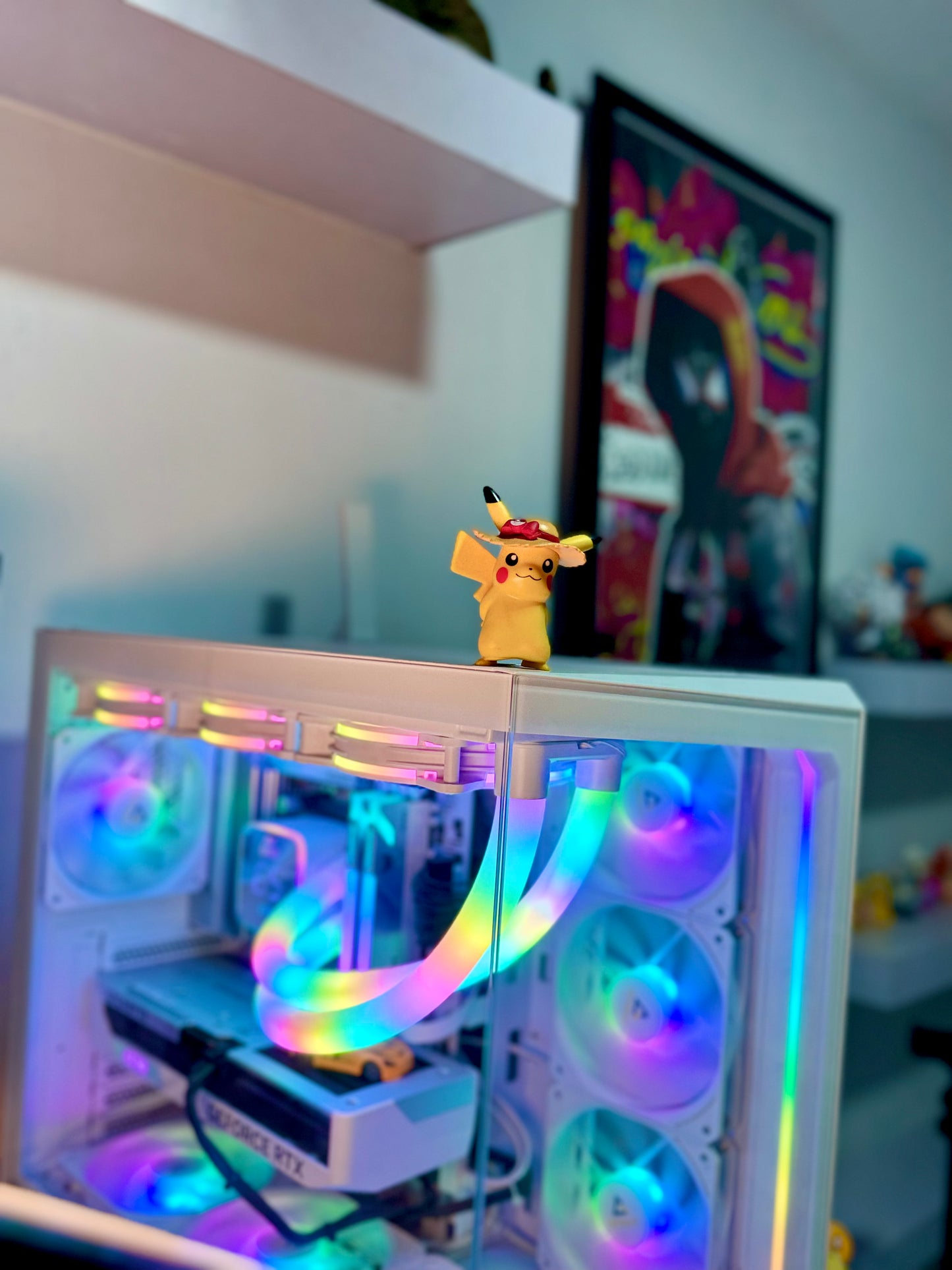 Pikachu with Summer Straw Hat – 8.5cm Limited Edition Pokémon Action Figure