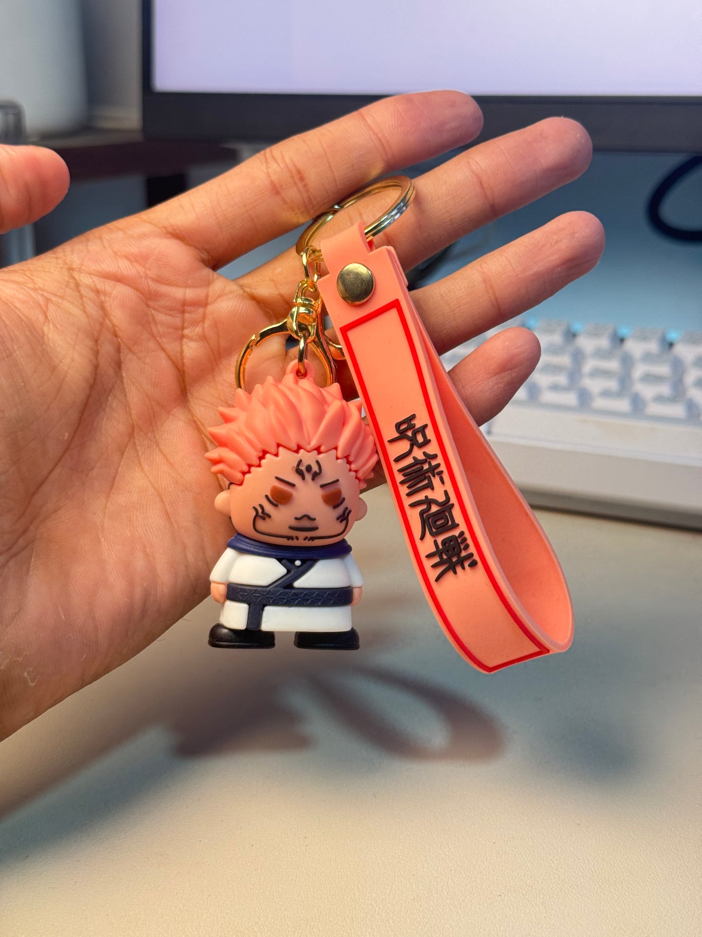 Chibi Sukuna Keychain – Jujutsu Kaisen Anime Accessory