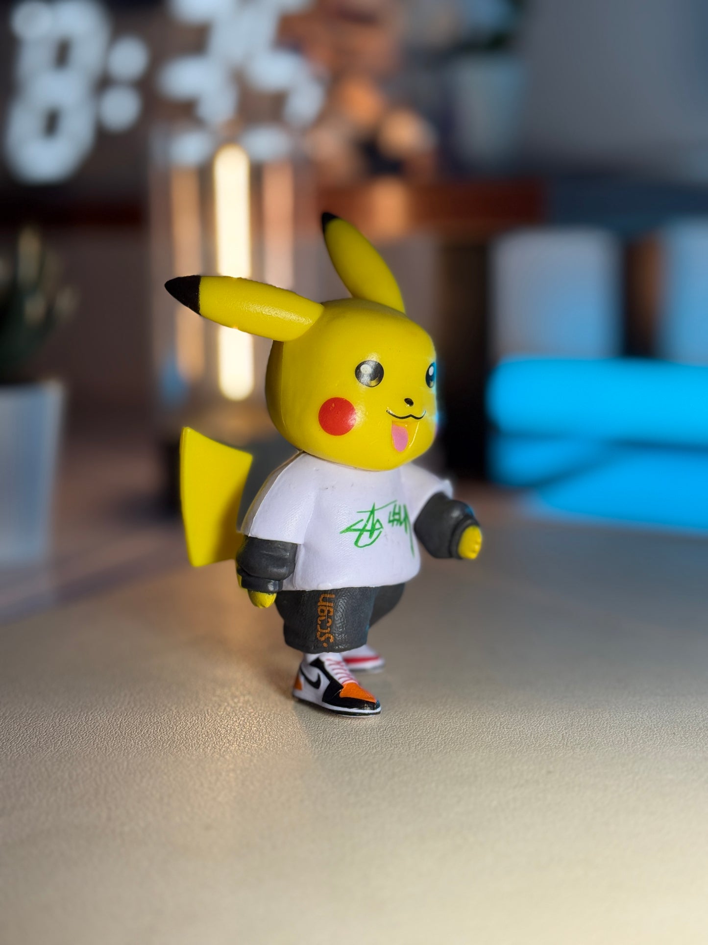 Pikachu Streetwear Figure – 10cm Pokémon Collectible in Urban Outfit