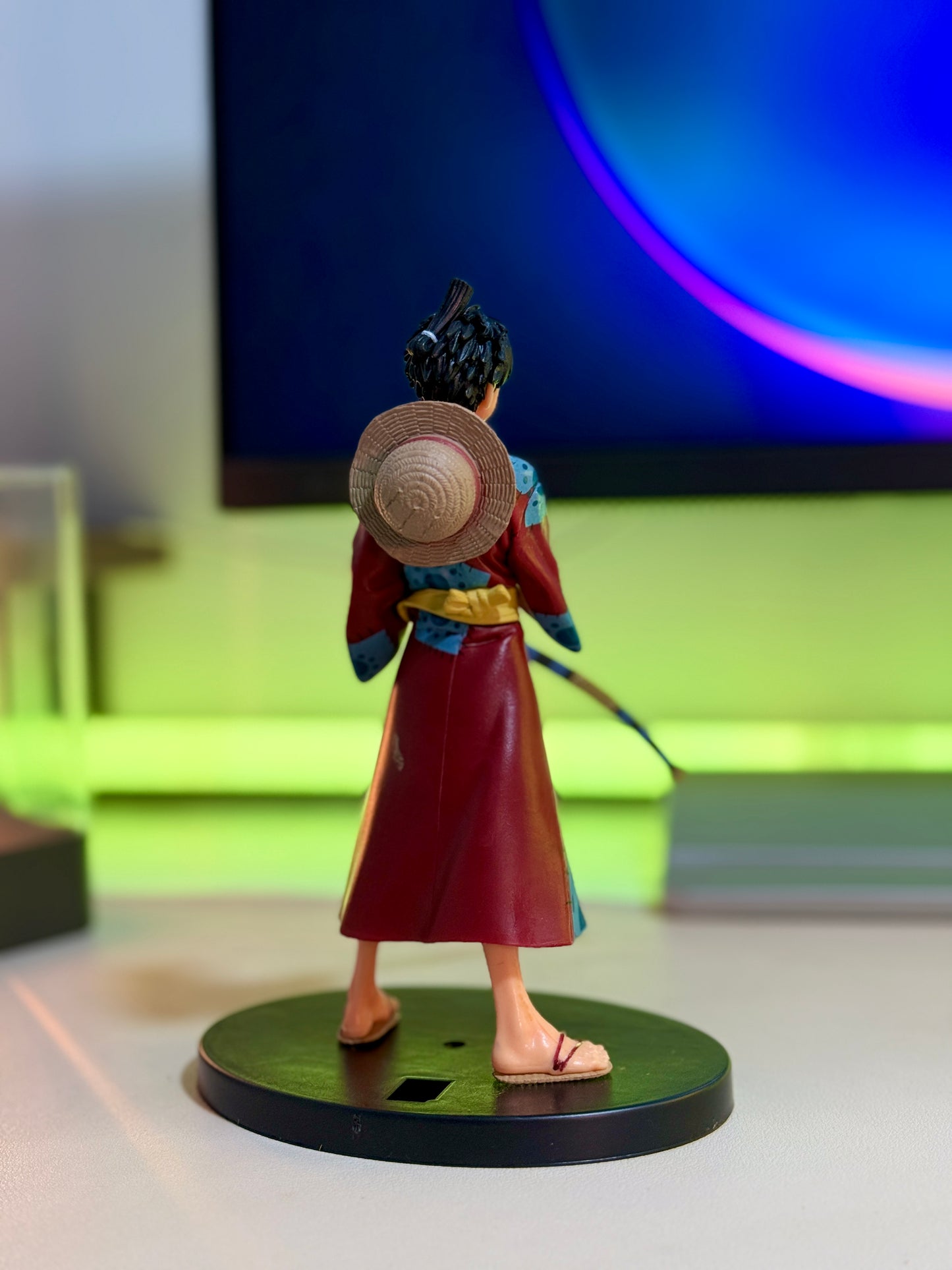 Monkey D. Luffy Wano Arc Figure - 18cm One Piece Samurai Outfit Collectible