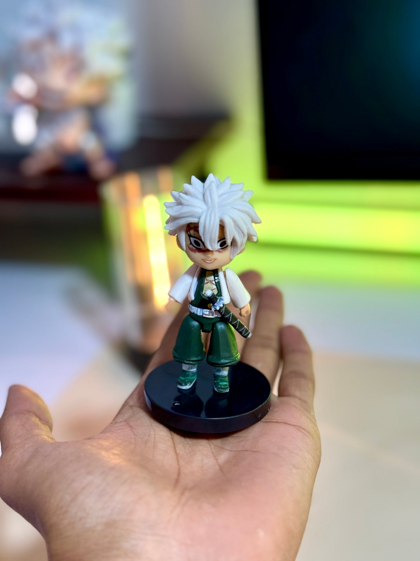 Sanemi Shinazugawa Nendoroid Style Figure - 8.5cm Demon Slayer Wind Hashira Collectible