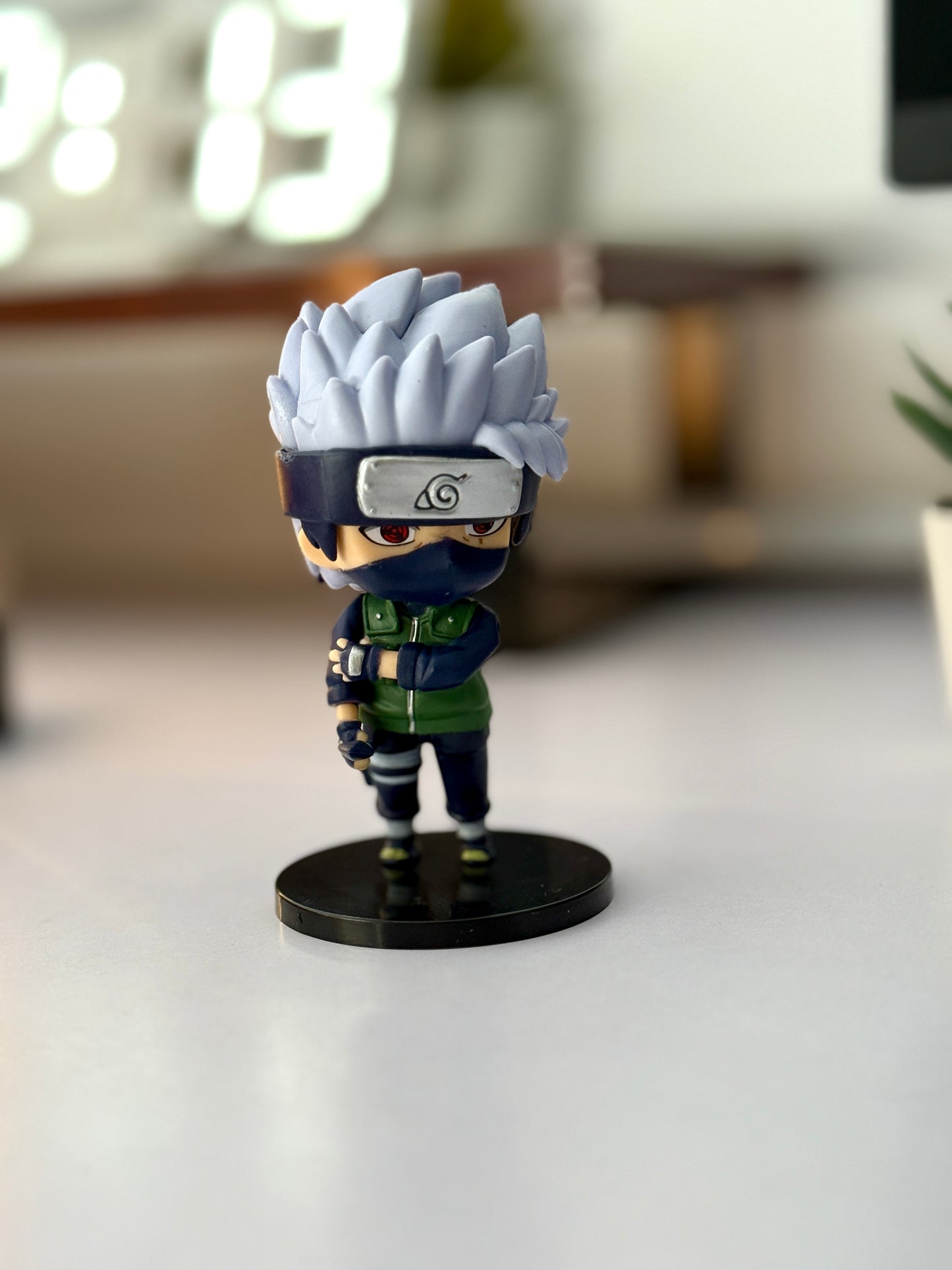 Naruto Shippuden Kakashi Hatake (Sharingan) 10cm Chibi Figure - Anime Collectible