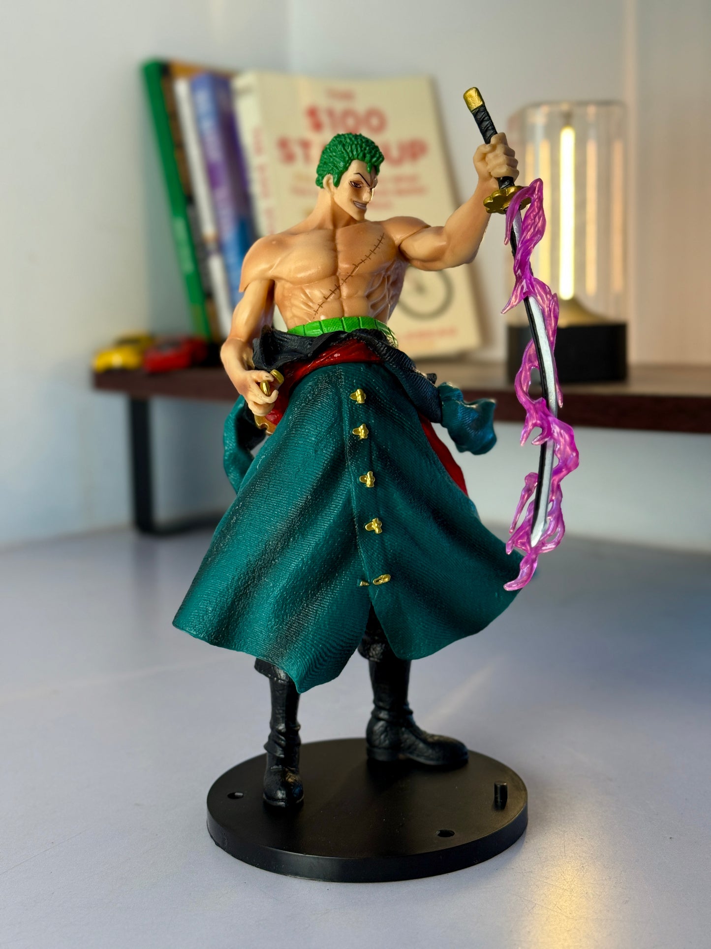 Roronoa Zoro One-Sword Style Dynamic Figure - One Piece Collectible (21CM)