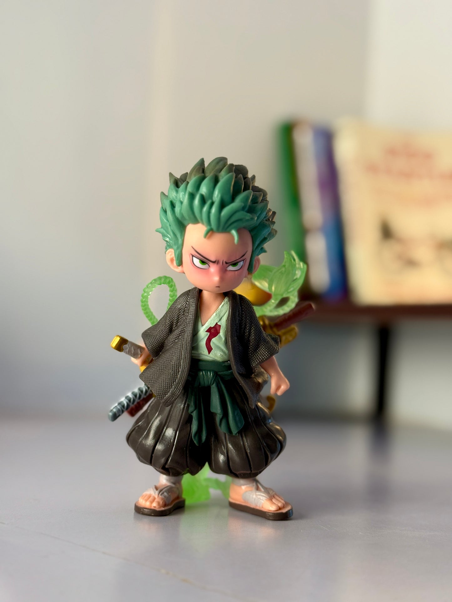 Chibi Roronoa Zoro Wano Arc Figure - One Piece Collectible (15CM)