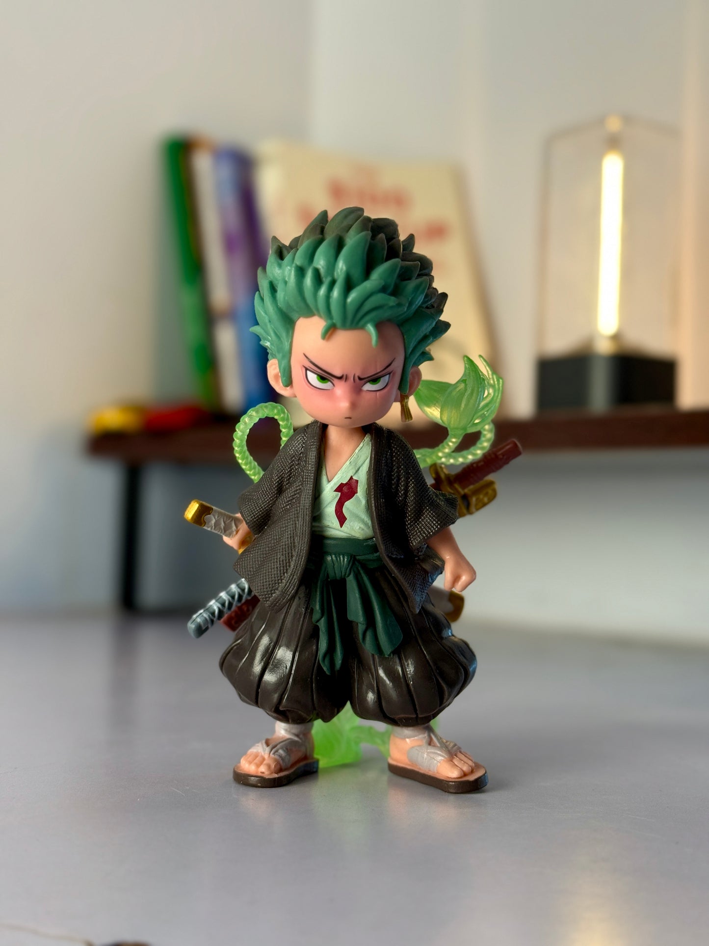 Chibi Roronoa Zoro Wano Arc Figure - One Piece Collectible (15CM)