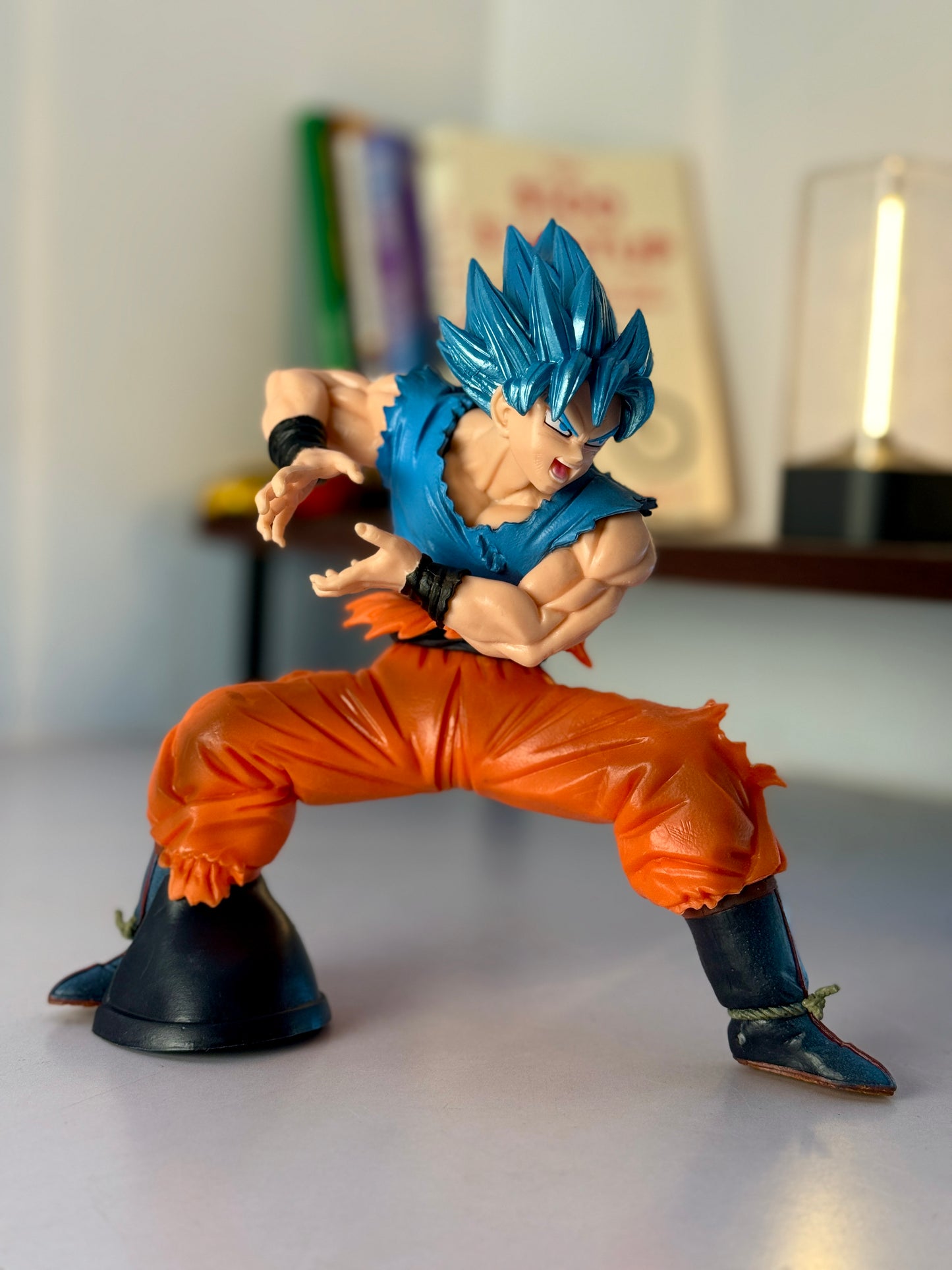 Goku Super Saiyan Blue Kaioken Figure - Dragon Ball Super Collectible (19CM)
