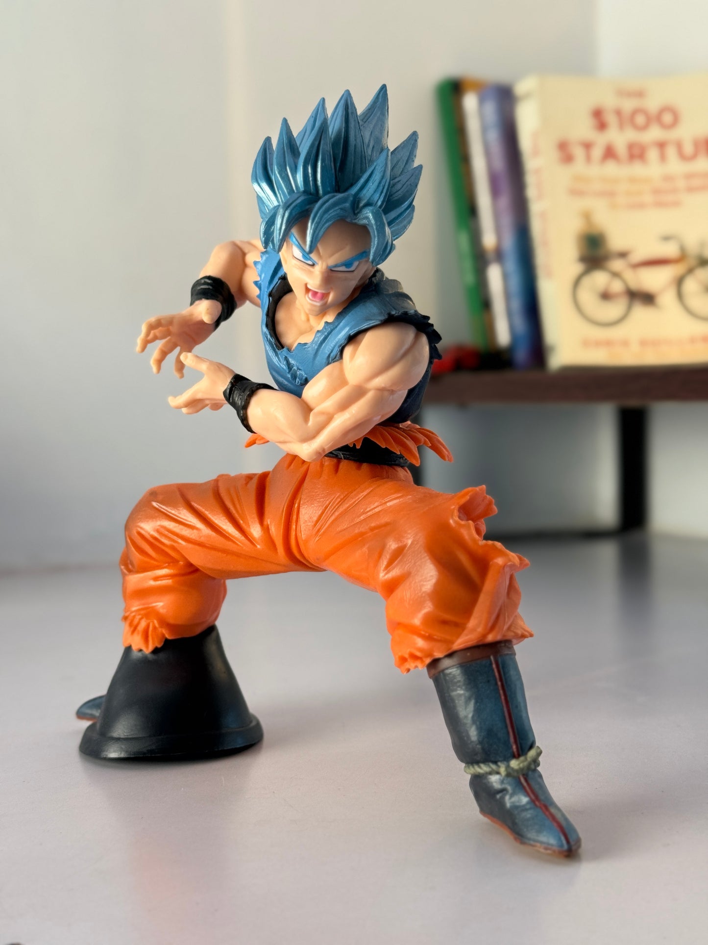 Goku Super Saiyan Blue Kaioken Figure - Dragon Ball Super Collectible (19CM)