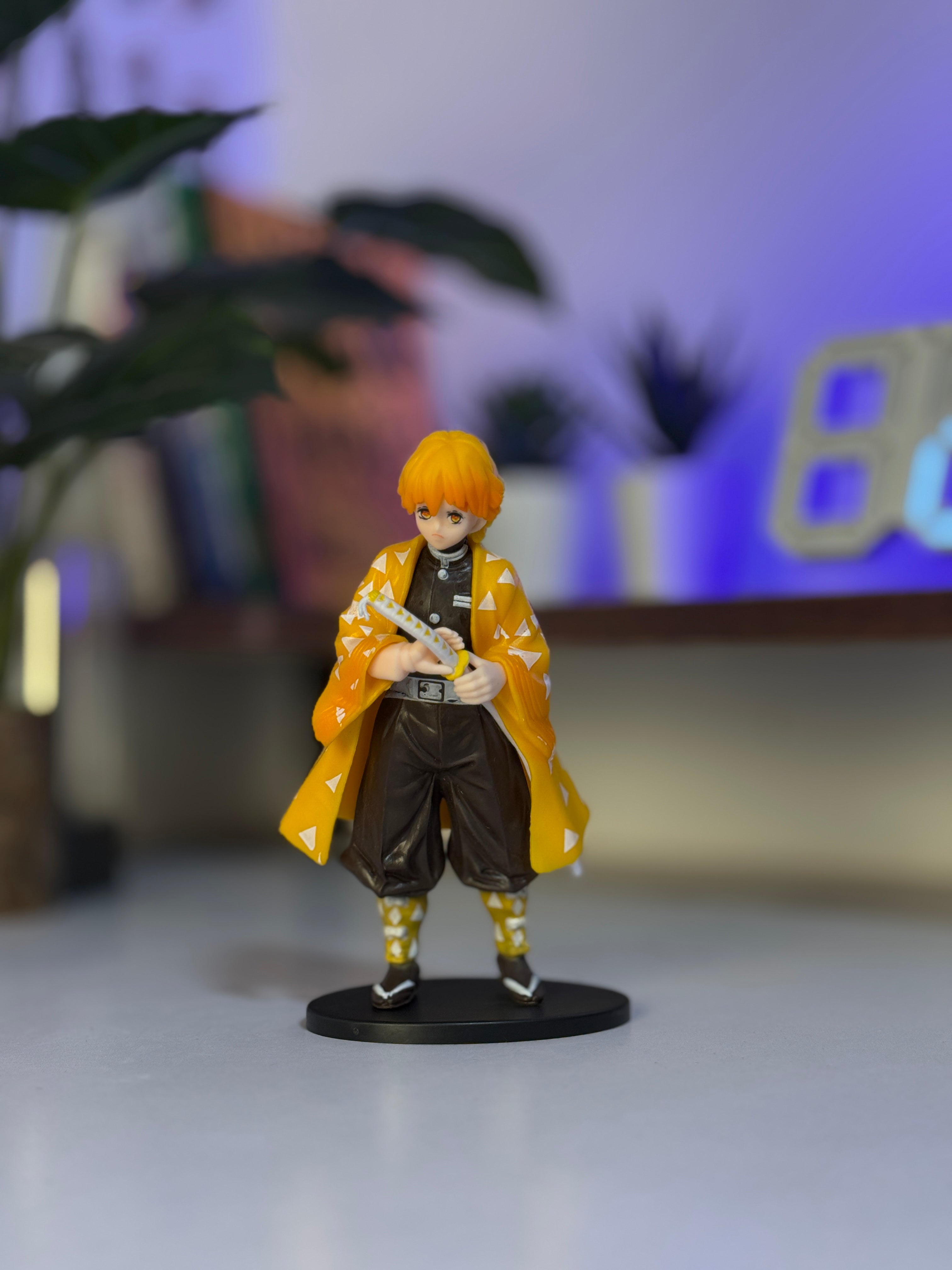 15 cm Zenitsu-Inspired Thunder Swordsman Action Figure – Kimono Outfit Anime Collectible | Action Nook