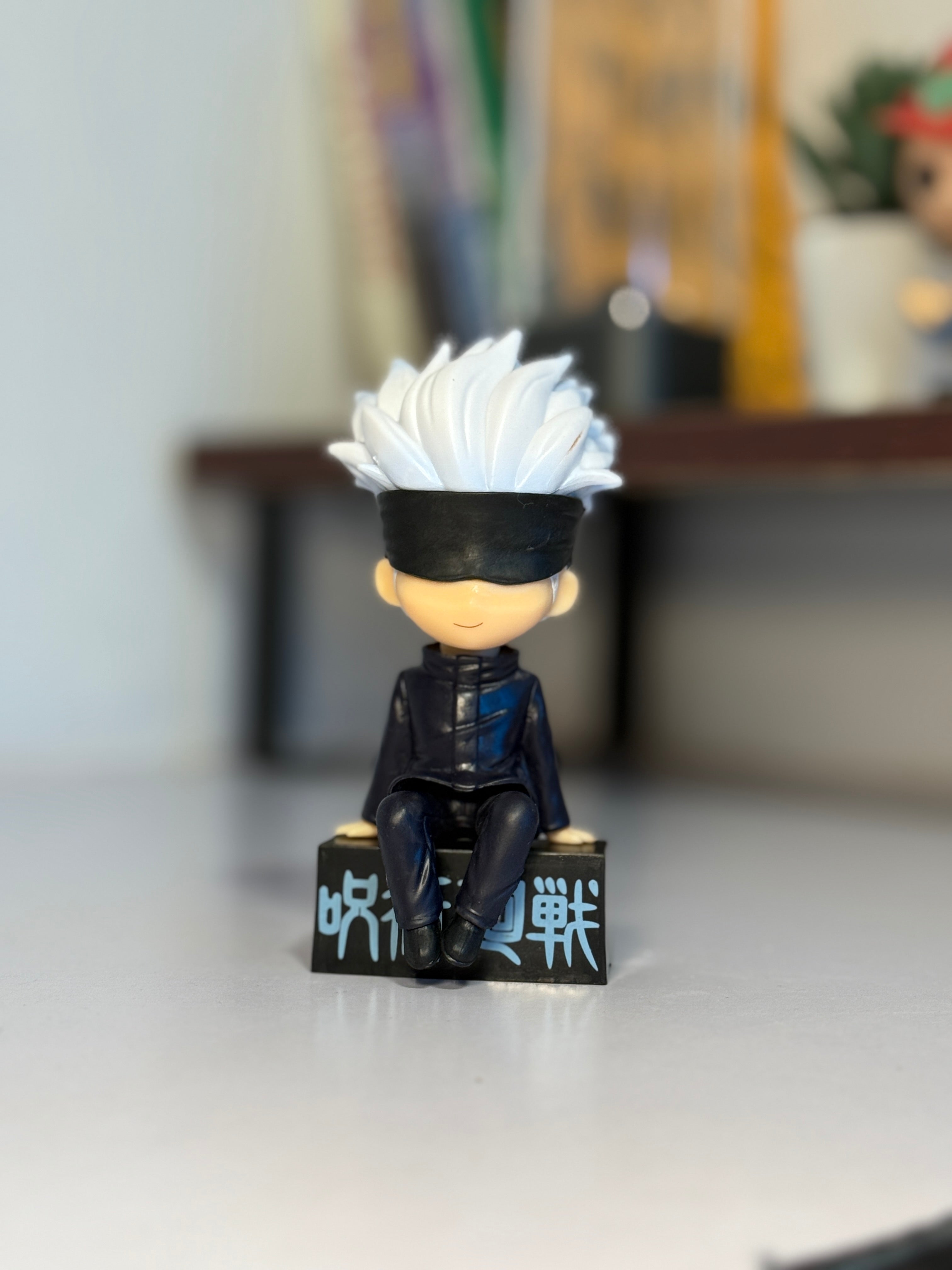 Gojo Satoru Mini Figure 12cm – Jujutsu Kaisen Anime Collectible Toy | Action Nook Exclusive