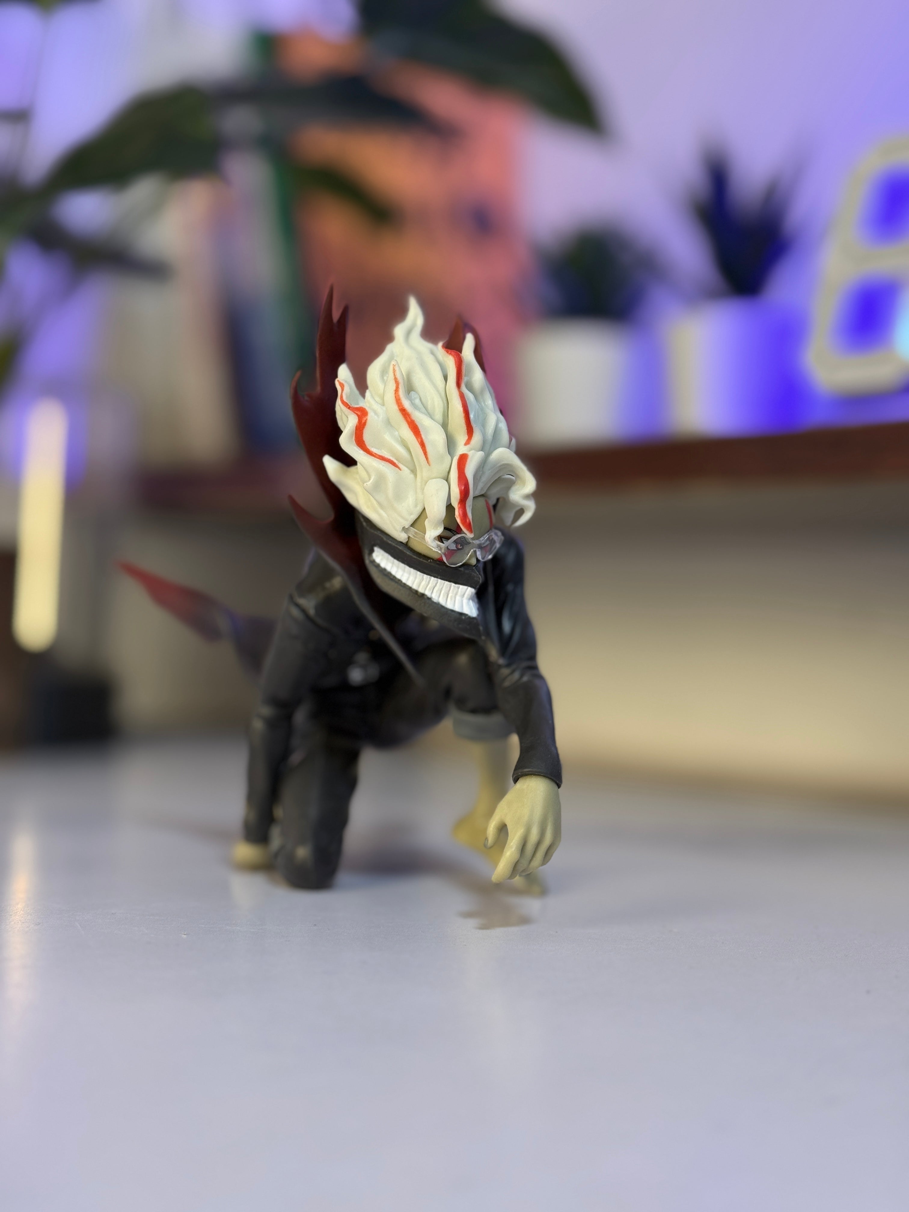 Dandadan Ken Takakura (Okarun) Inspired Crouching Action Pose Anime Figure | 12 cm | Action Nook