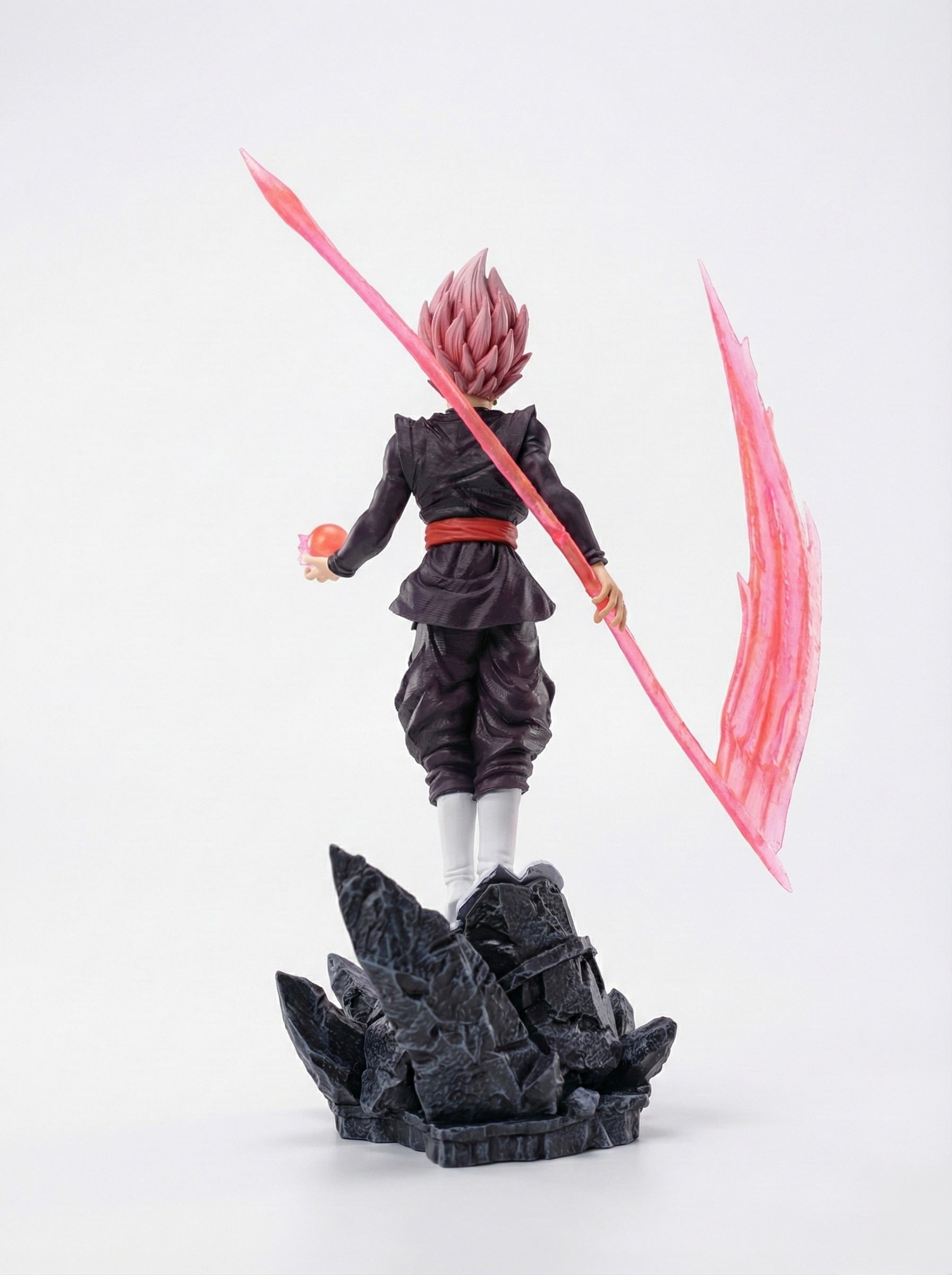 Black Goku Rose Figure – 36 cm Dragon Ball Super Anime Collectible
