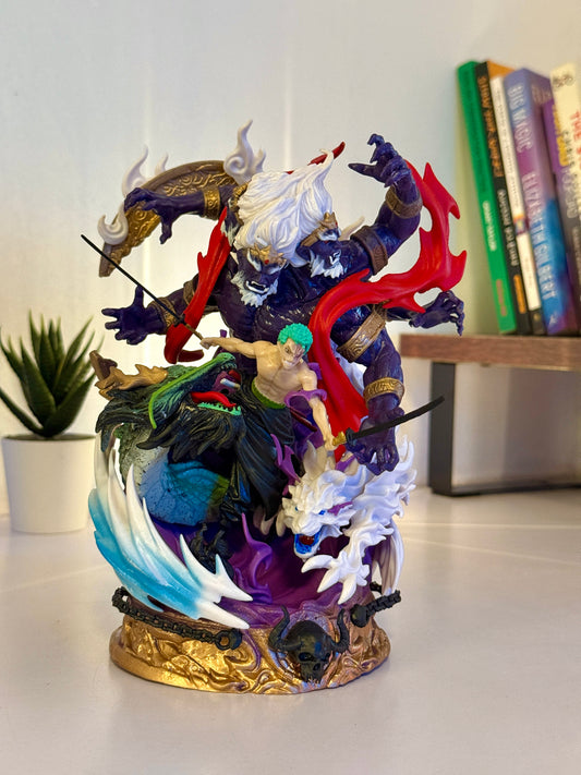 One Piece Roronoa Zoro vs. Kaido The King of the Beasts Figure 20cm