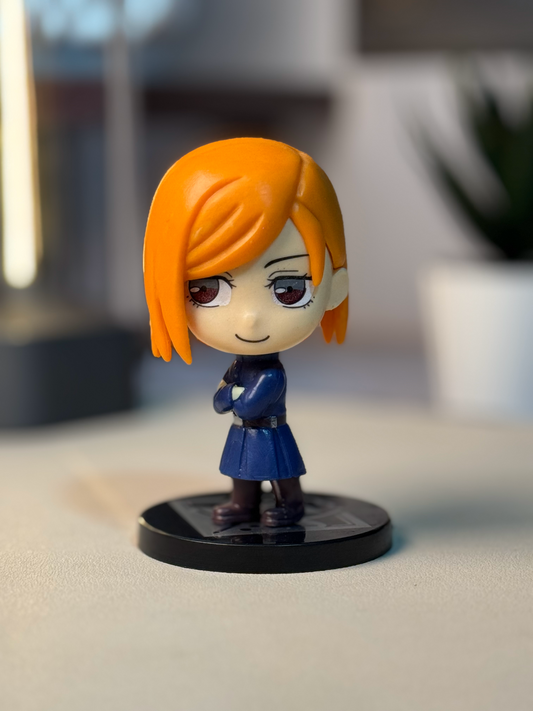 Nobara Kugisaki Chibi Figure – 10cm Jujutsu Kaisen Collectible | Anime Mini PVC Toy