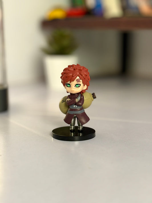 Gaara (Smiling Pose) Mini Action Figure – 7cm | Naruto Anime Collectible