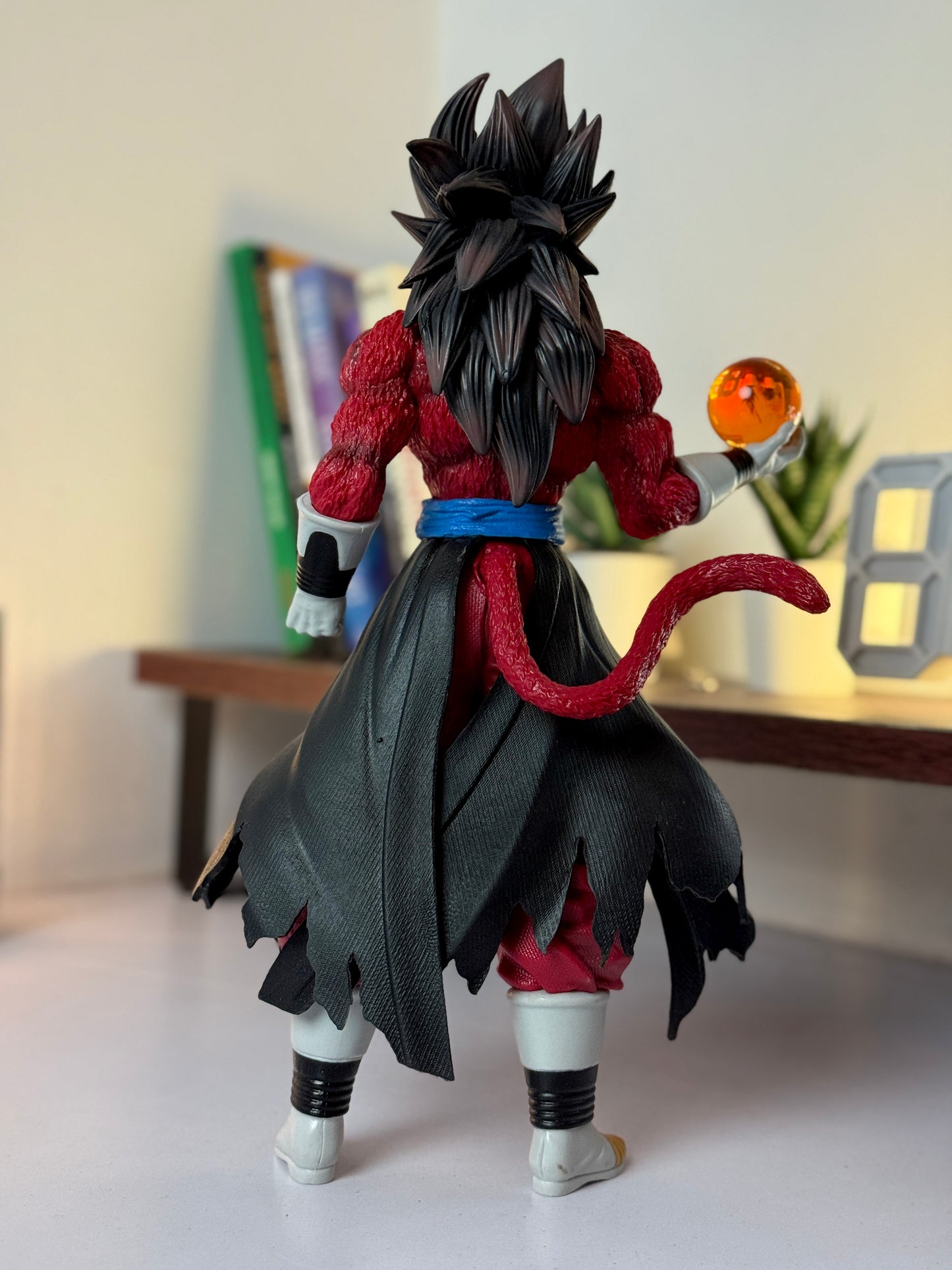 Dragon Ball GT Super Saiyan 4 Goku 30cm Action Figure – Anime Collectible Statue with Dragon Ball