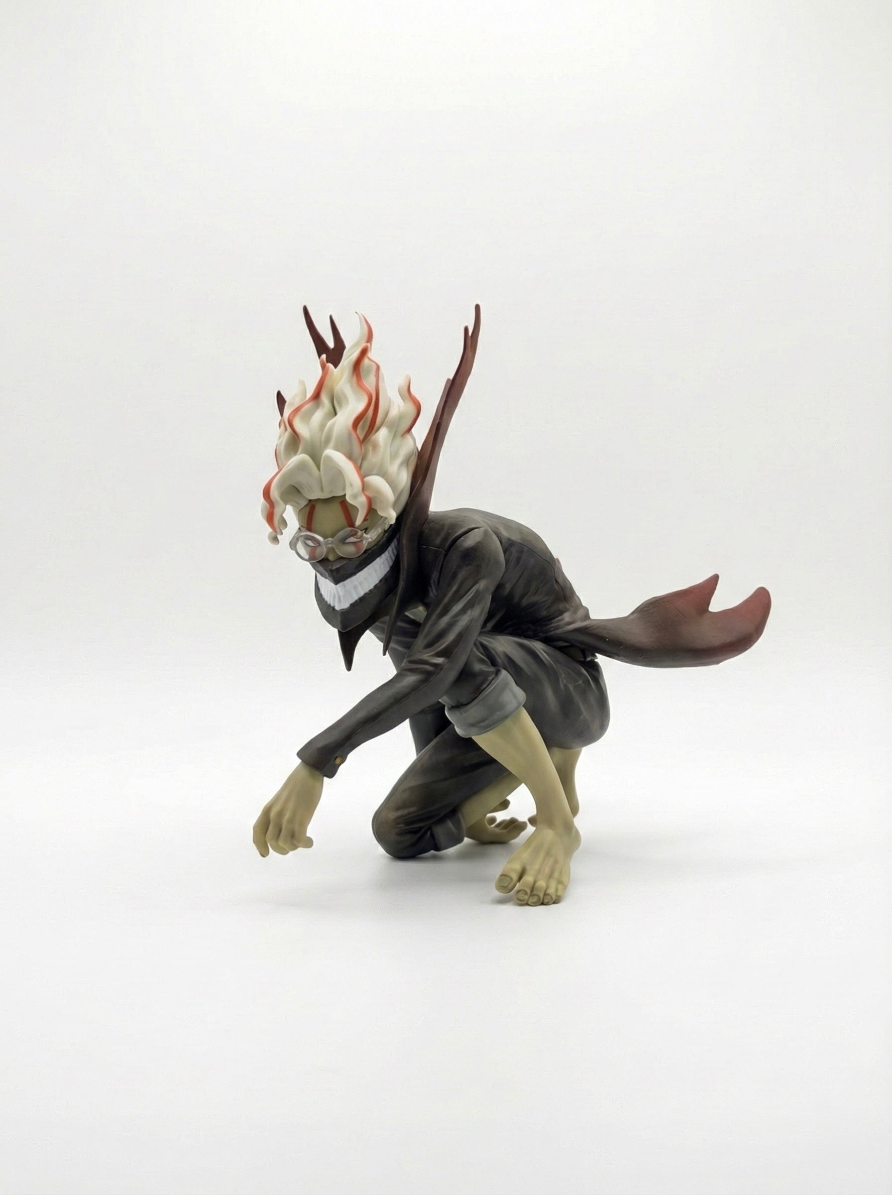 Dandadan Ken Takakura (Okarun) Inspired Crouching Action Pose Anime Figure | 12 cm | Action Nook