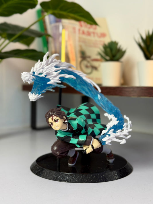 17 cm Tanjiro Kamado Figurine – Demon Slayer Water Breathing Collectible