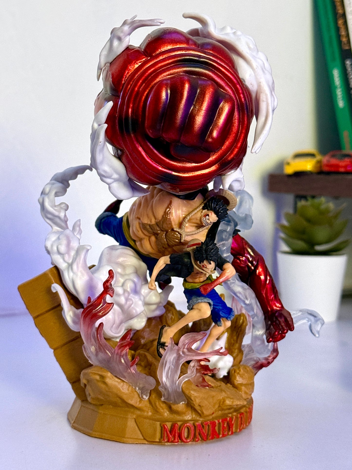 LUFFY BIG PUNCH WITH SMALL LUFFY 20CM BLISTER AND BOX