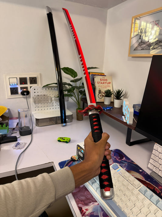 104 cm LED Katana Sword – Rechargeable Type-C Light Sword Collectible