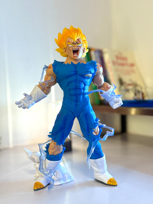 Dragon Ball Z Super Saiyan Vegeta Figure - 30cm Final Flash Statue