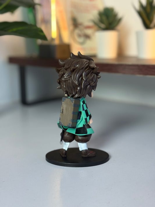 13 cm Tanjiro Kamado Figurine – Demon Slayer Chibi Style Collectible