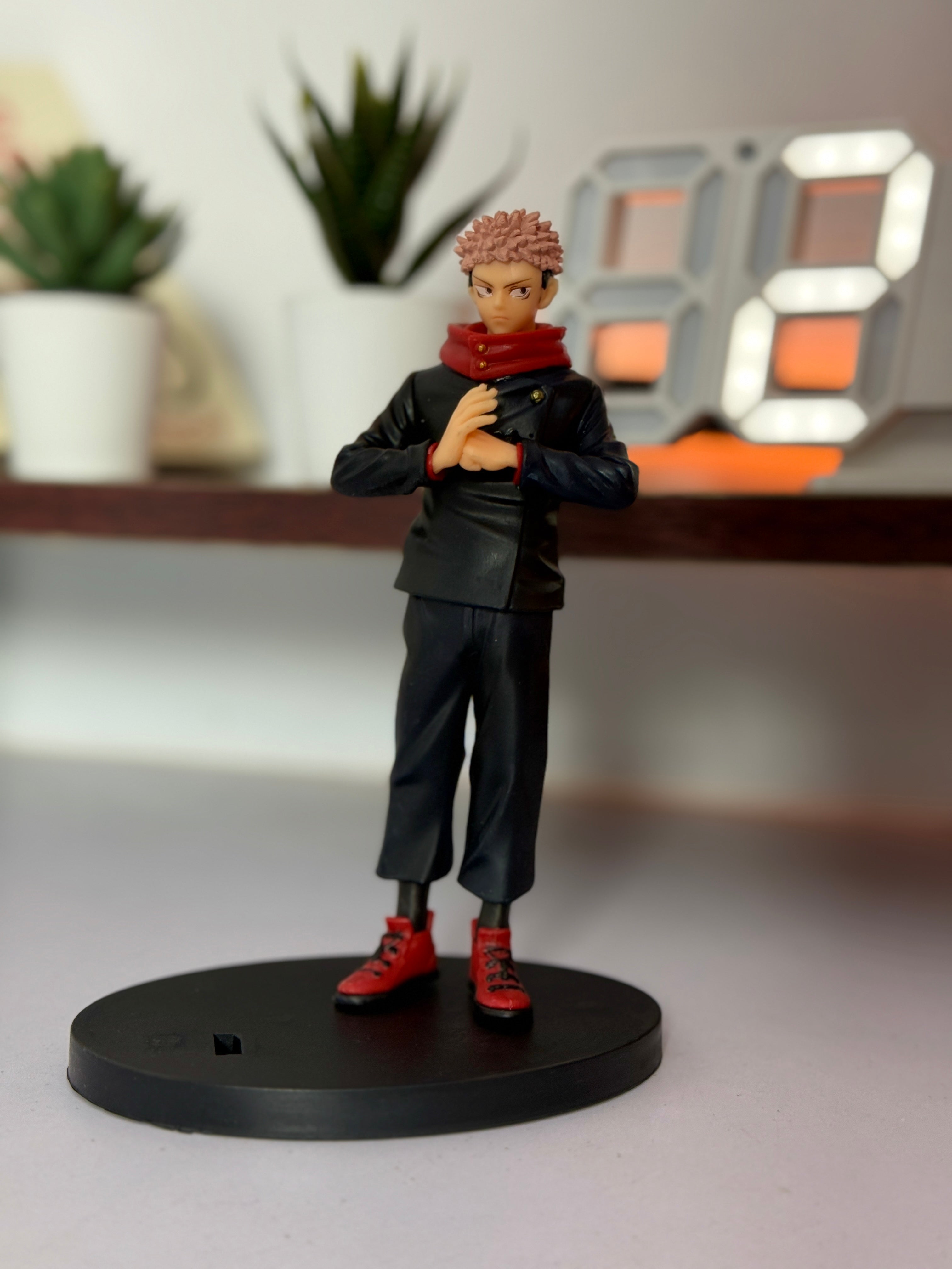 Yuji Itadori Jujutsu Kaisen Action Figure | 18cm Anime Collectible Figurine | Cursed Energy Pose Statue