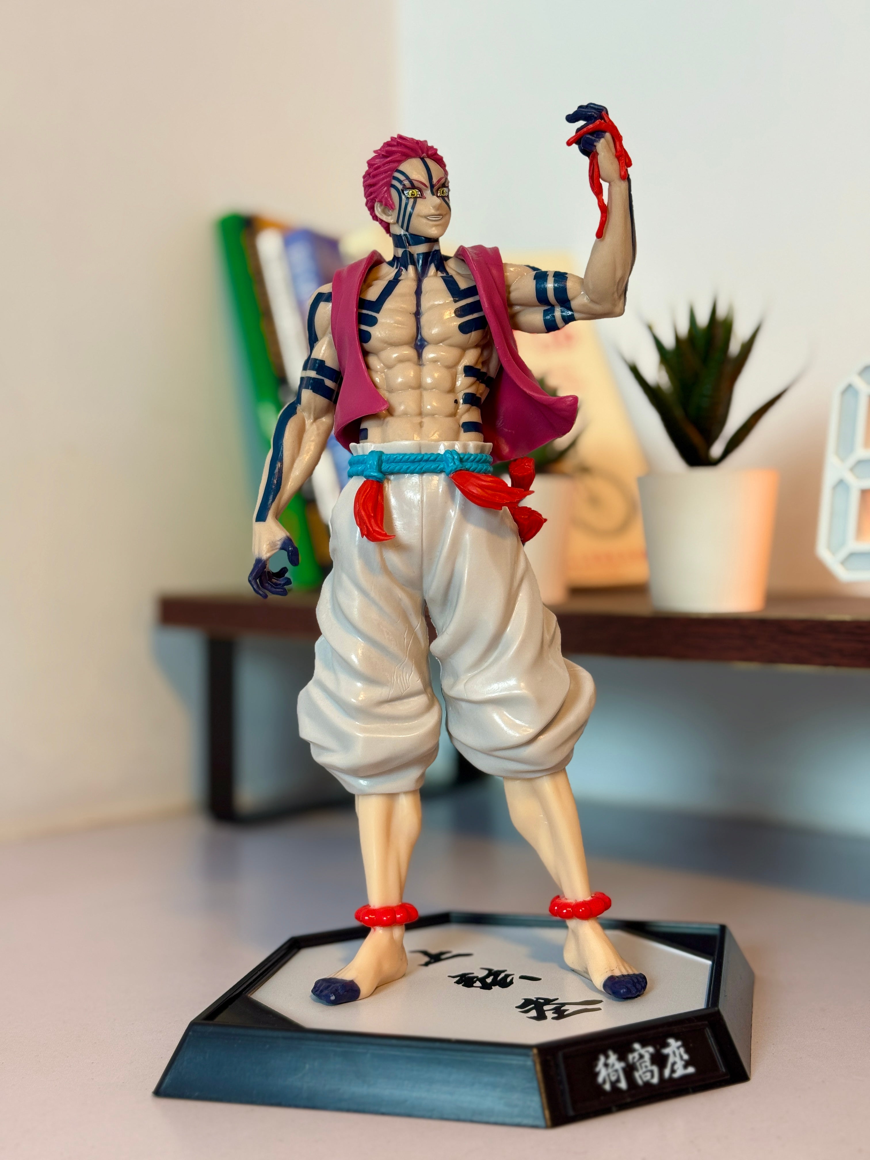 Demon Slayer Akaza Figure 30cm | Upper Rank Three Statue Collectible