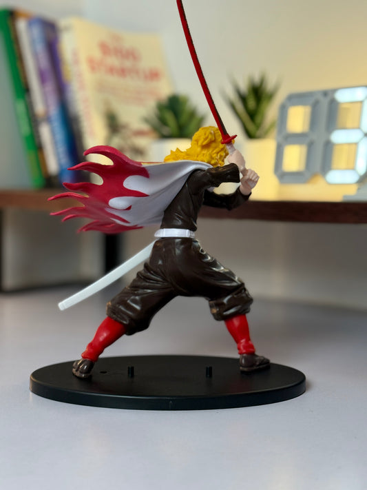 Demon Slayer Rengoku Kyojuro 18cm Action Figure – Flame Hashira Anime Collectible Statue