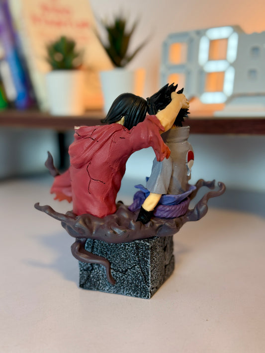 Naruto Sasuke vs Itachi Uchiha Figure 20cm, Anime Battle Statue, Naruto Shippuden Collectible