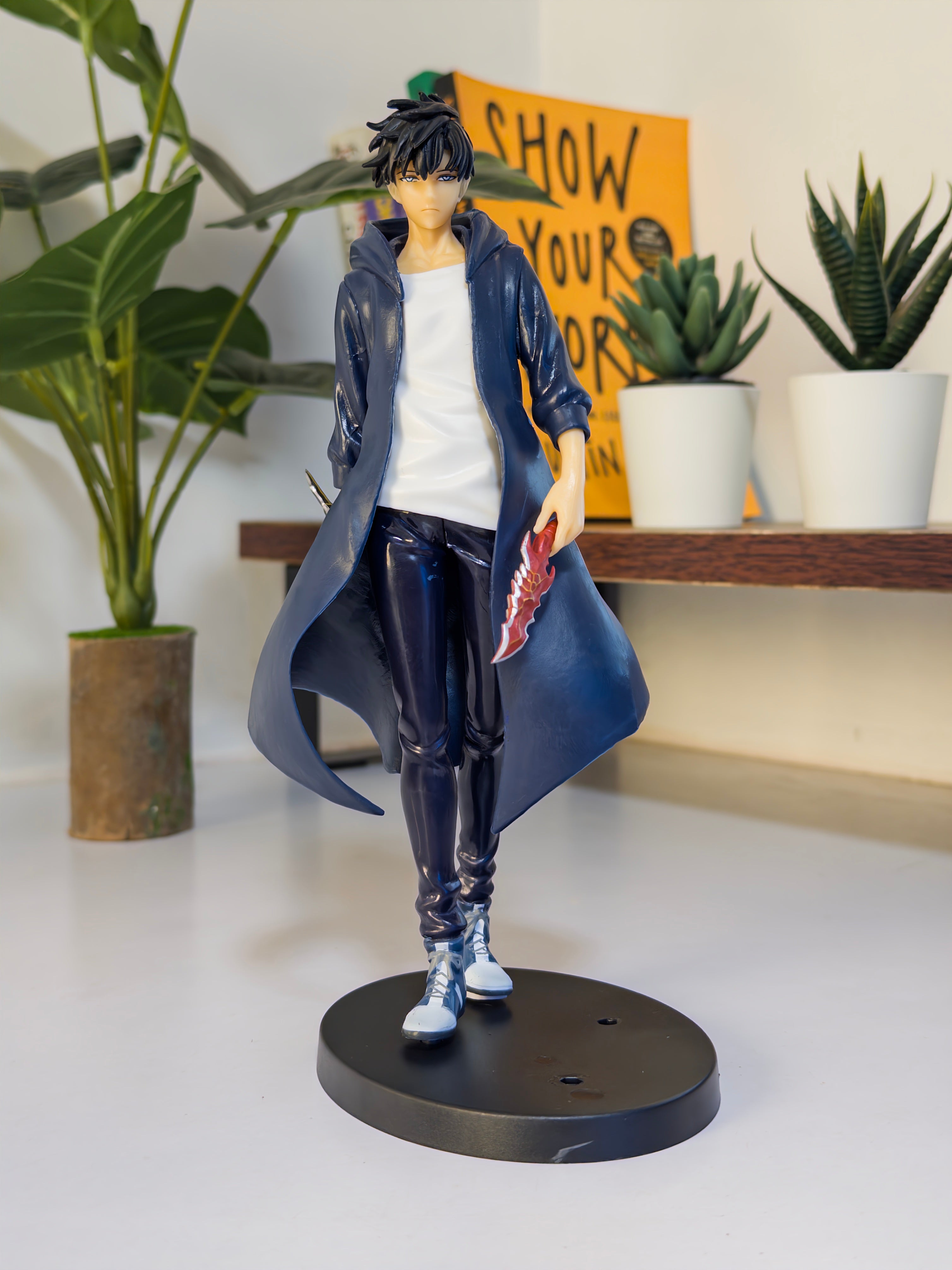 Sung Jinwoo Solo Leveling Figure – 22cm Shadow Monarch Collectible Statue | Action Nook