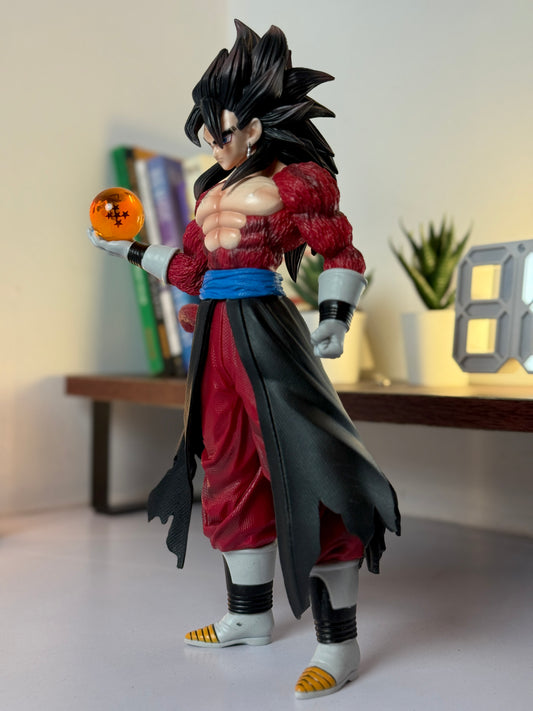 Dragon Ball GT Super Saiyan 4 Goku 30cm Action Figure – Anime Collectible Statue with Dragon Ball