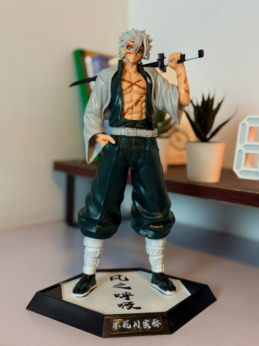 Demon Slayer Sanemi Shinazugawa Figure 30cm | Wind Hashira Collectible Statue