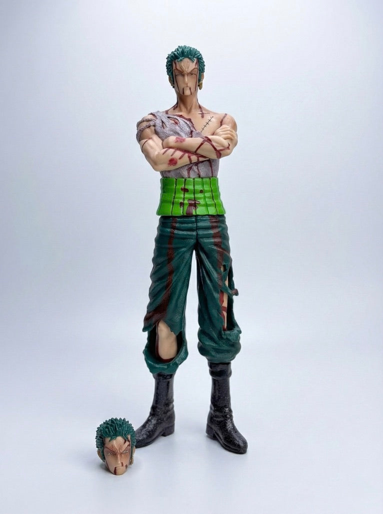 Zoro Battle Damaged 30cm — Action Nook Premium One Piece Anime Collectible Figure