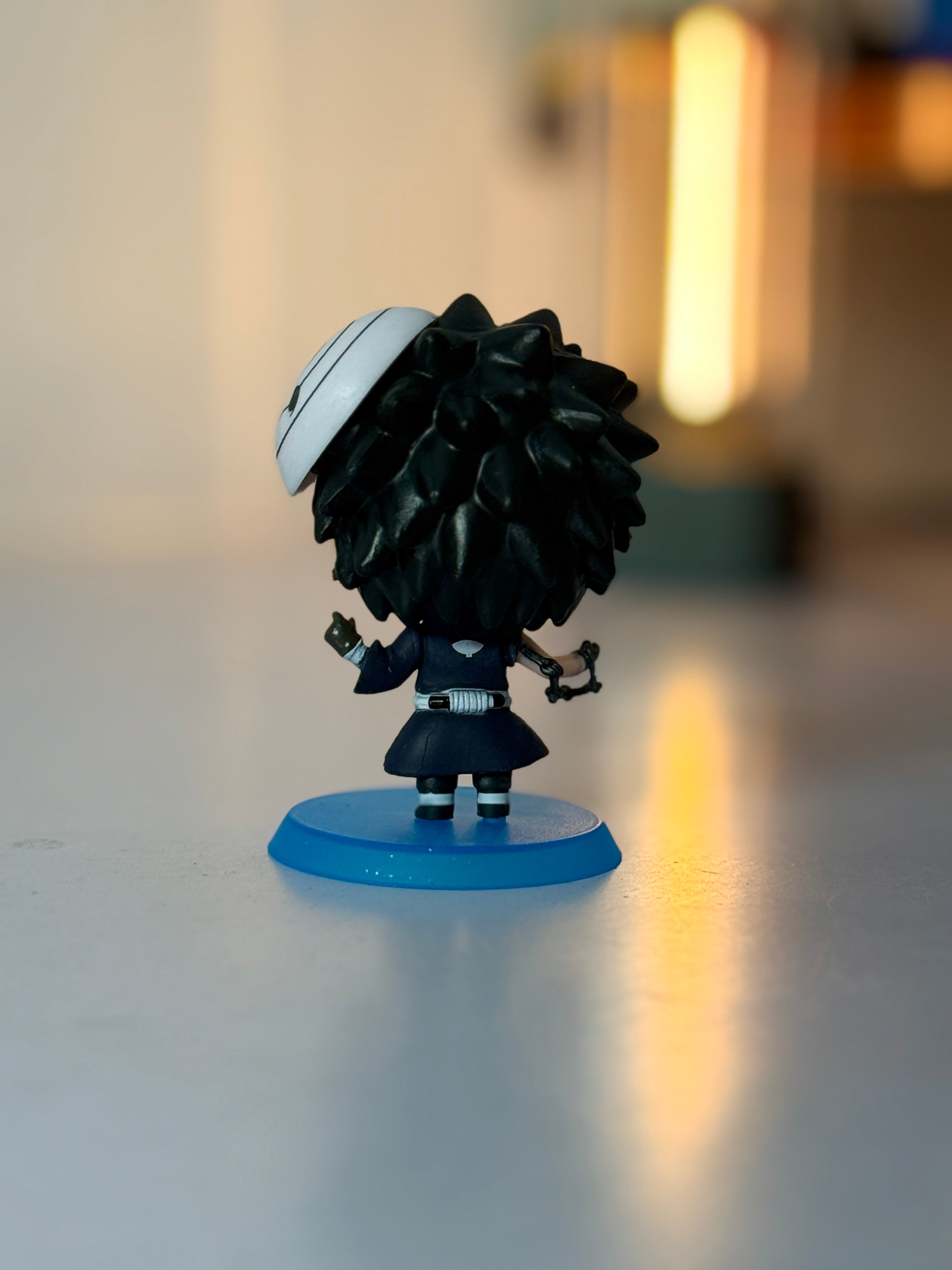 Obito Uchiha (Tobi) Chibi Figure - 10cm Naruto Shippuden Collectible with Blue Base