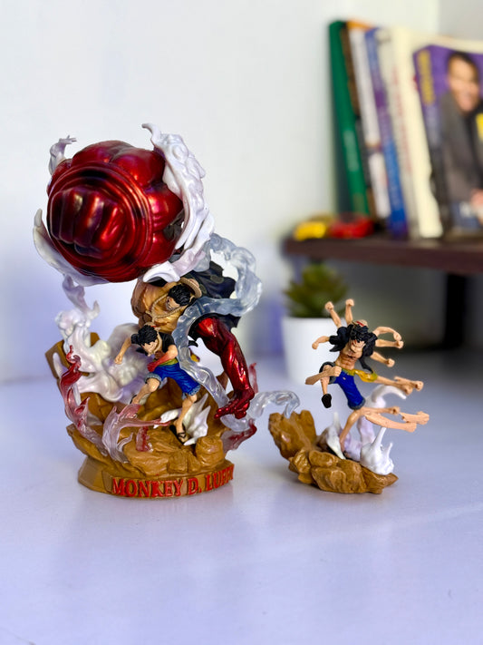 LUFFY BIG PUNCH WITH SMALL LUFFY 20CM BLISTER AND BOX