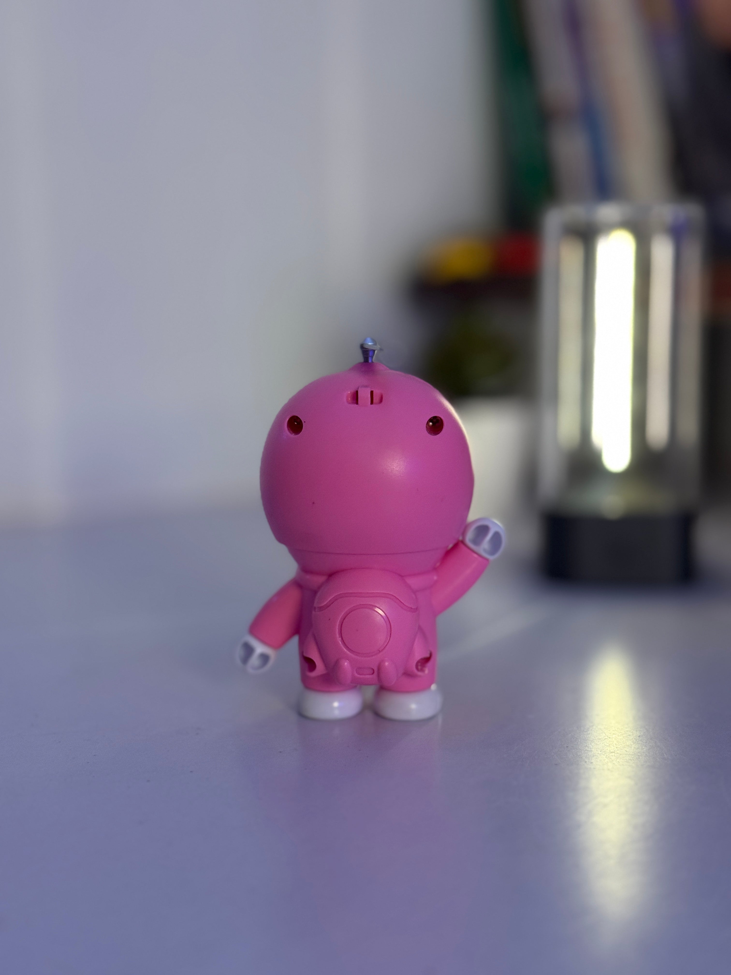 PINK DORAEMON FACE CHANGING KEYCHAIN