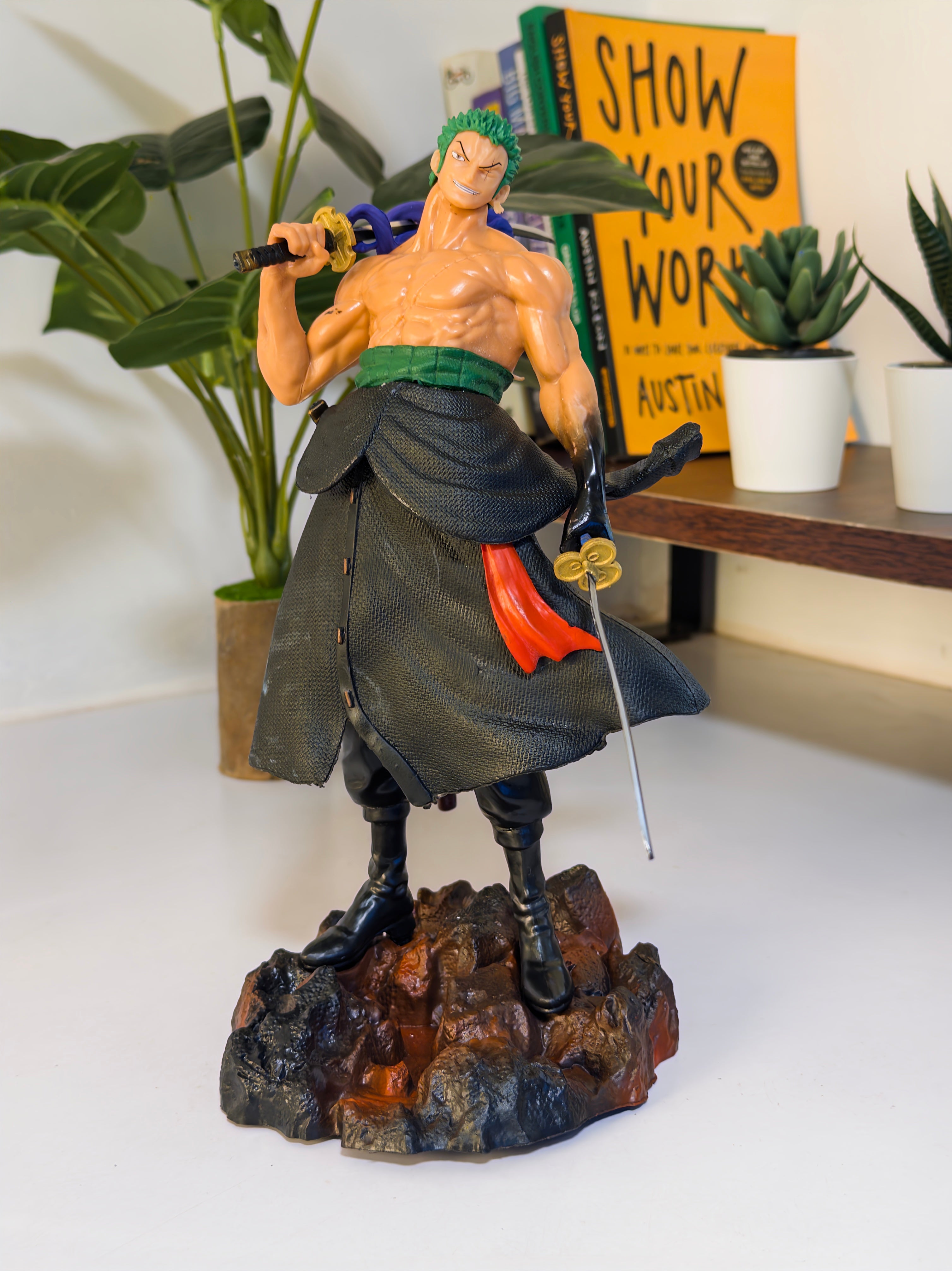 Roronoa Zoro One Piece Figure – 28cm Double Head Collectible Statue | Action Nook