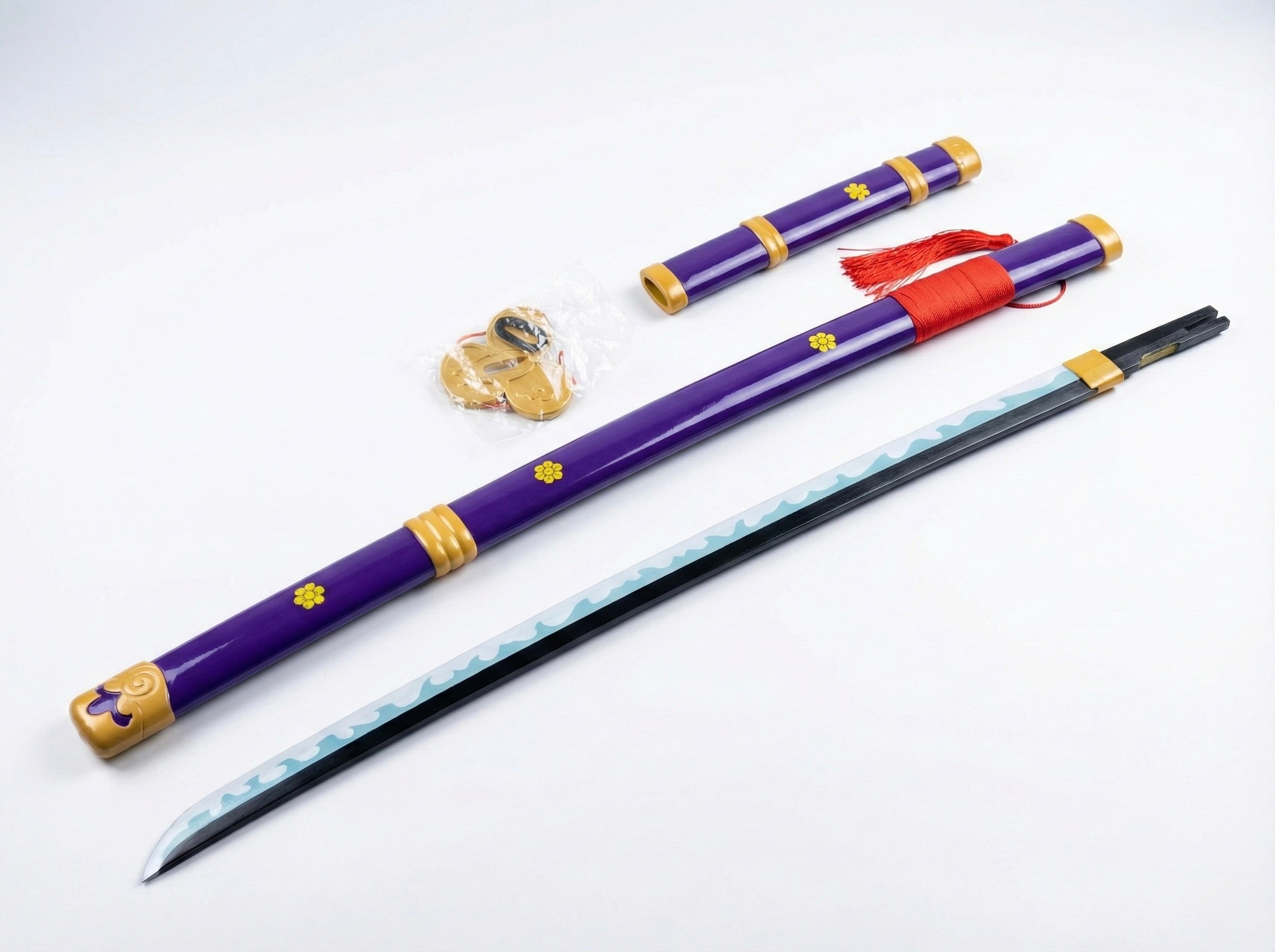 104 cm Unassembled Wooden Katana – Anime Style Samurai Sword (DIY Display & Cosplay)