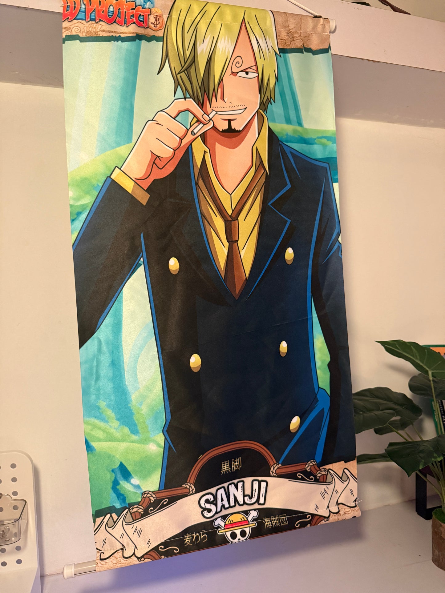 One Piece Sanji Wall Scroll – 70 cm Anime Fabric Poster