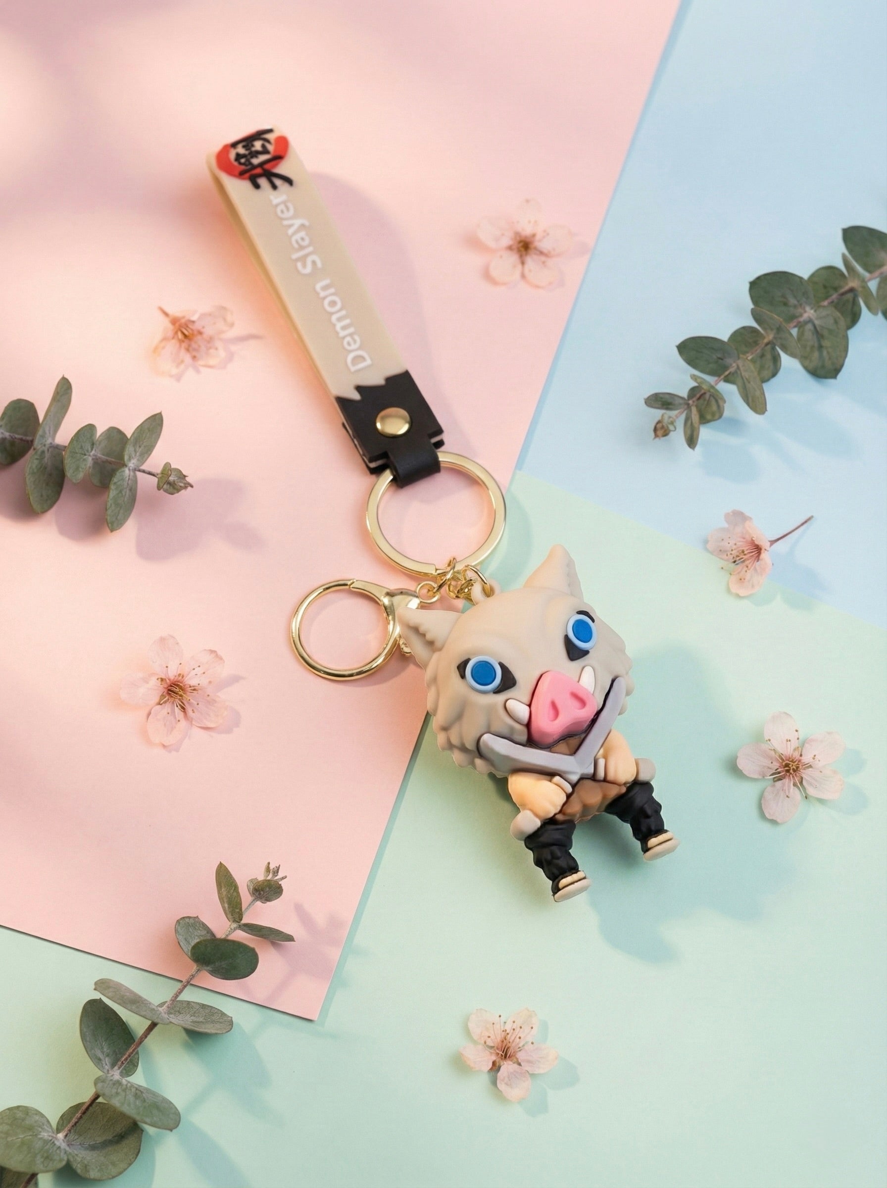 Demon Slayer Inosuke 3D Silicone Keychain — Action Nook Anime AccessoryDemon Slayer Inosuke 3D Silicone Keychain — Action Nook Anime Accessory