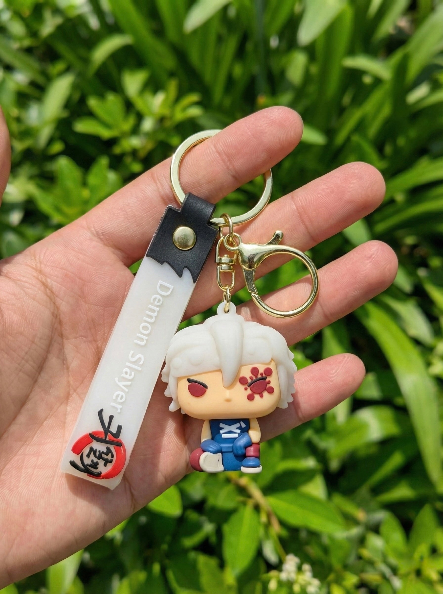 Demon Slayer 3D Silicone Keychain — Action Nook Anime Accessory