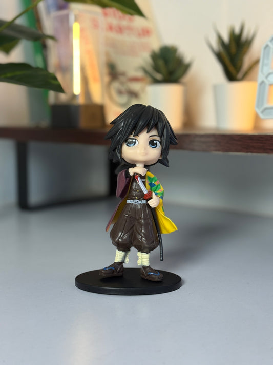13 cm Giyu Tomioka Figurine – Demon Slayer Chibi Style Collectible